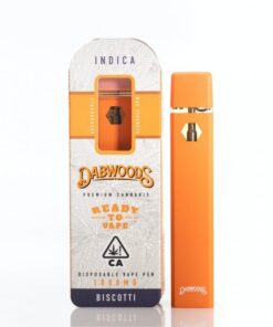 Buy Dabwoods Disposable Full Gram Vape – Biscotti